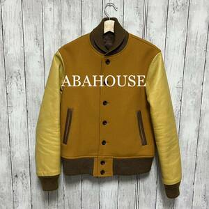 ABAHOUSE 袖革スタジャン！可愛いカラー