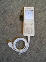 willcom iiro WX04S／SII ホワイト USB充電ケーブル、取扱説明付き_画像2
