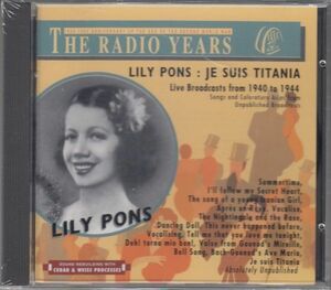 [CD/Radio Years]バッハ[グノー編]:アヴェ・マリア&フォーレ:夢のあとで他/L.ポンス(s) 1940-1944