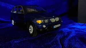 1/18 京商 KYOSHO BMW Ｘ５ 3.0d DARK BLUE E53 ディーラー特注 youngtimer 初代 2000〜2003 SUV 直6ディーゼルターボ