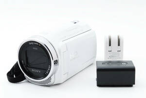 ソニー HDR-CX680-W ビデオカメラ / Handycam / HDR-CX680 / ホワイト / 内蔵メモリー64GB / 光学ズーム30倍 / 