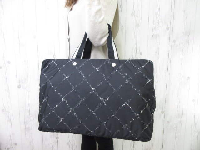 バッグ内美品 CHANEL シャネル バイシー トラベル バッグ 旅行カバン