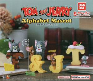 ♯　(台紙のみ)　トムとジェリー　TOM and JERRY　アルファベットマスコット　(台紙/POP)　非売品