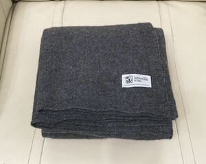 【日本別注】美品 希少 ジョンストンズ カシミア100% ストール 大判 トラベルラップ ニットストール カシミヤ 正規品 ミディアムグレー