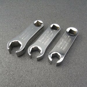  Snap-on SNAP-ON flair nut torque adaptor Claw foot adaptor wrench 3 piece set 