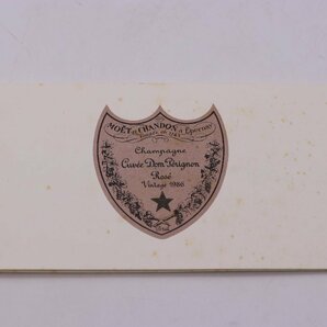 【中古】 Dom Perignon ROSE 1986 ドンペリニヨン ロゼ シャンパン 箱入 未開封 古酒 750ml 12% 1円~の画像9