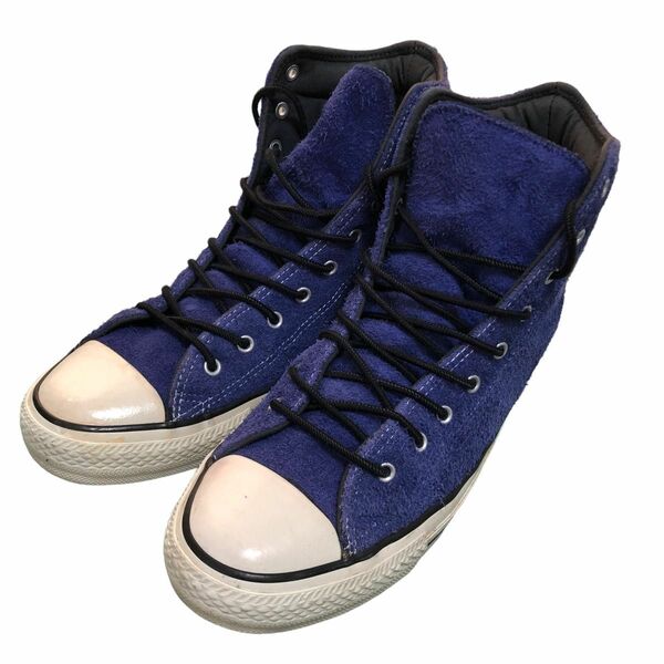 CONVERSE コンバースオールスター　ハイカット　スエードスニーカー　ブルー　サイズ26.0cm