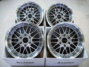 カスタムサイズ 要オーバーフェンダー 深リム メッシュ levanna V10LTH 18inch 6H139.7 9.0J+25 HBK TOYO H20 225/50R18 ハイエース