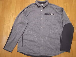 【送料無料】日本未発売 海外限定 THE NORTH FACE Gordon Lyons Shacket Fleece Grey 灰色 グレー XLサイズ新品 シャツジャケット フリース