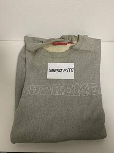 【中古品】SUPREME シュプリーム Grey Sweatshirt SWEAT XL