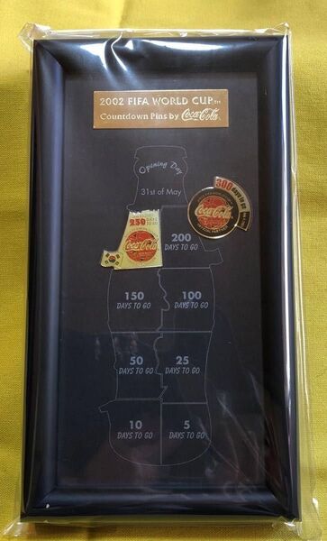 コカコーラ2002FIFAワールド記念カウントダウンピンバッジ非売品