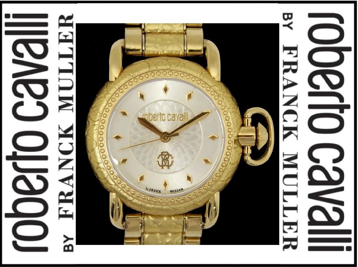 フランク ミュラー＆Rカヴァリ BY FRANCK MULLER銀 メンズ腕時計