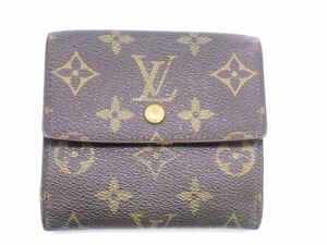 r3A080R20 LOUIS VUITTON ルイヴィトン Wホック財布 ポルトモネ ビエ カルトクレディ M61652 モノグラム コンパクト