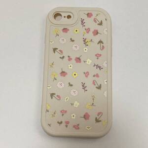 新品 iPhone SE2.3 iPhone7/8スマホケース　小花柄　花柄　春コーデ かわいい 癒し カントリー ホワイト 植物 自然 ソフトケース　花