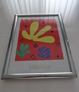 Art hand Auction Cadre d'art § Cadre mural A4 (en option) § Affiche incluse § Henri Matisse § Rouge, feuilles, plantes, plantes, découpes, style vintage, peintures, meubles, intérieur, accessoires d'intérieur, autres
