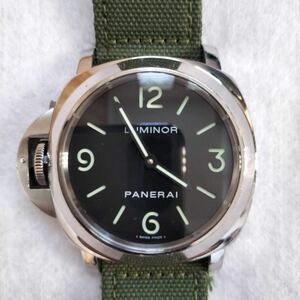 PANERAI パネライ 手巻き腕時計 left hand ルミノール luminol 中古品 グリーン