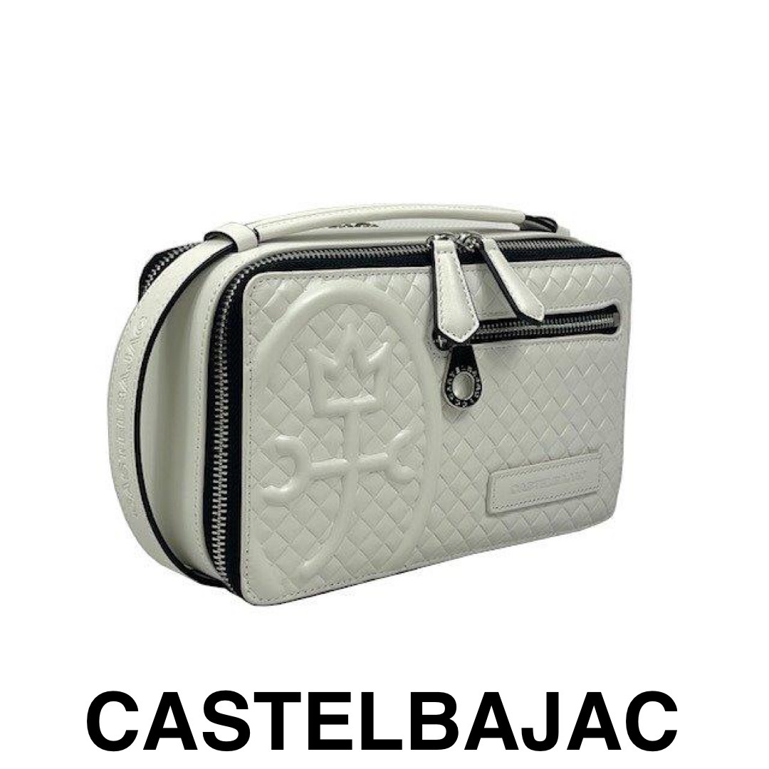 カステルバジャック CASTELBAJAC 新品未使用 レザーバッグ 牛革