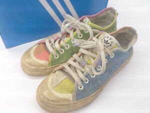 adidas　アディダス NIZZA PRIDE LGBTQ+ GW2419　キャンバス　傷、汚れあり ローカットスニーカー 26.5cm マルチカラー 1301000009970