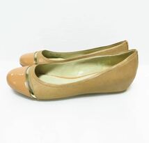 【アパレル】☆未使用品☆ NATURALIZER N5 COMFORT ナチュラライザー ビジネスパンプス 23.5㎝サイズ エナメル レザー ベージュ_画像2