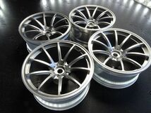 DC製 of9オフ9 CNC　アルミ ホイール 1セット４本 1/10車 1/10 RCカー用 シルバ　YD2　YDー2S　2WDドリフト シャーシキット シルバ_画像3