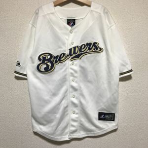 [即決古着]MLB/ミルウォーキー・ブルワーズ/#13 ザック・グレインキー/レプリカユニフォーム(ホーム)/キッズ/子供服/(10/12)サイズ