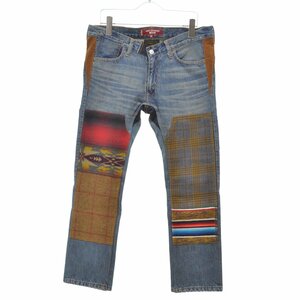 【XS】JUNYA WATANABE MAN × LEVIS × PENDLETON / ジュンヤワタナベ コムデギャルソン マン × リーバイス × ペンドルトン デニムパンツ