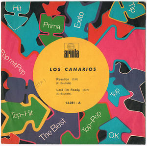 ●LOS CANARIOS / REACTION [SPAIN 45 ORIGINAL 7inch シングル サイケロック 試聴]