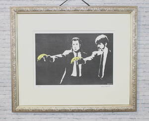 バンクシー Banksy Pulp Fiction Bananas エスタンプリトグラフ