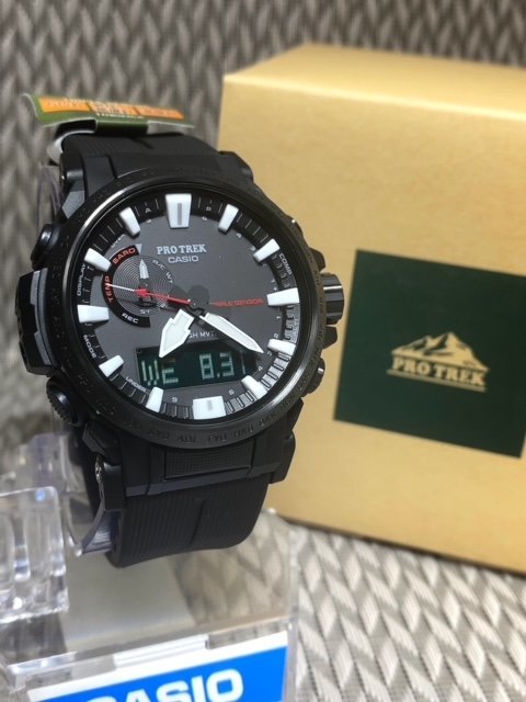 CASIO プロトレック クライマーライン 電波ソーラー腕時計 PRW-61Y黒
