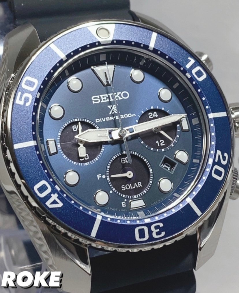 S_MOD 20気圧防水ダイバーズ（サファイアガラス・C3蓄光） 腕時計 