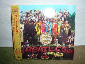 サイケ/ポピュラー中期の大傑作「SGT.Pepper's Lonely Hearts Club Band」50周年記念最新リマスター特殊ジャケット仕様　国内盤中古。