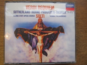 1711MK●2枚組CD「ヴェルディ レクイエム（死者のためのミサ曲）」ショルティ指揮/ウィーン・フィルハーモニー管弦楽団/1990