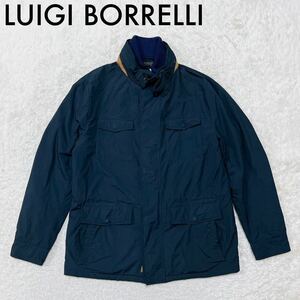 LUIGI BORRELLI ルイジボレッリ NAPOLI ナイロンジャケット ブルゾン メンズ 52 O112229-155