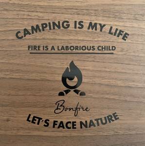 244.[ free shipping ].. fire [ fire is hand. take child . exist ] cutting sticker camp tent CAMP outdoor nature Bonfire[ new goods ]