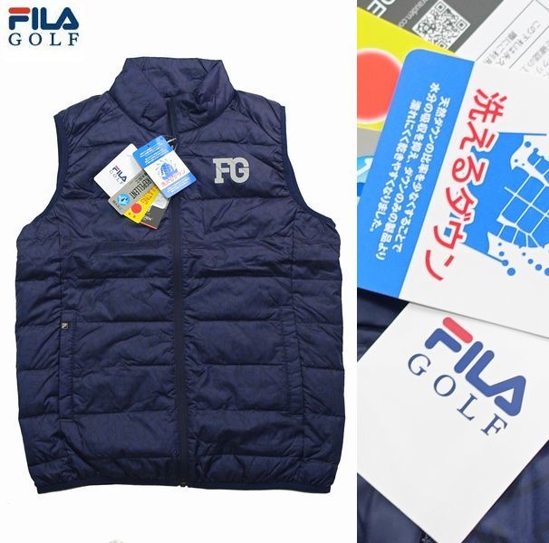 ムータマリンゴルフ 新品 ベスト ダウンベスト パーカーM タグ付き
