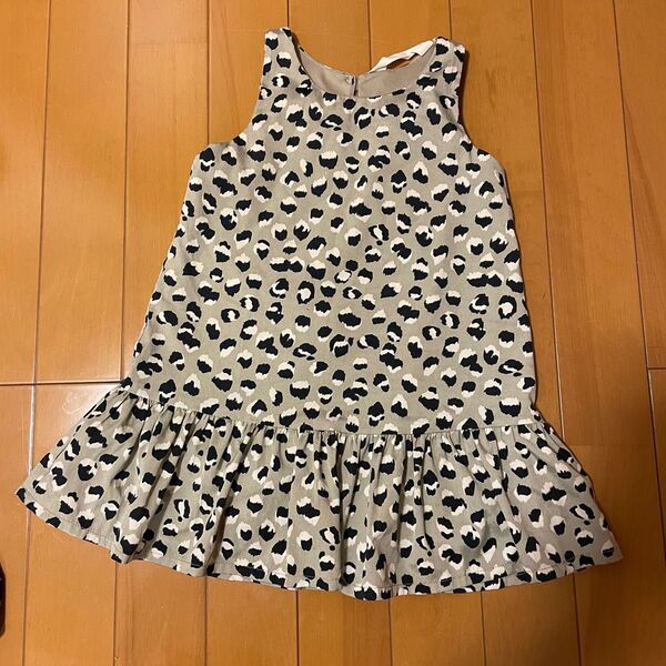 H&M ヒョウ柄 ノースリーブワンピース