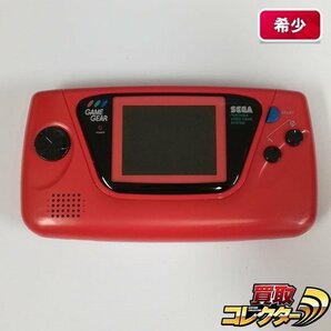 gH355a [訳あり] GG セガ ポータブルビデオゲームシステム ゲームギア 本体 レッド / GAMEGEAR HGG-3210 RED | Xの画像1