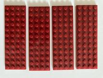 【定形郵便】レゴ LEGO 3029 4x12 プレート　ダークレッド　4枚_画像1