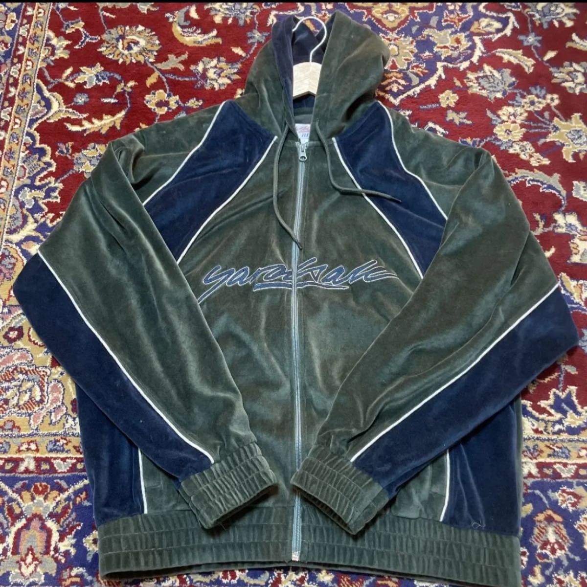 YARDSALE VELOUR HOODIE GREEN equaljustice.wy.gov