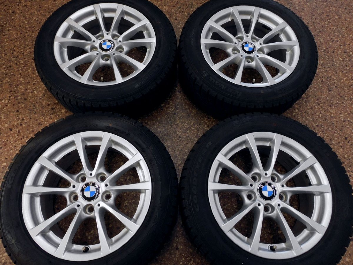 フラワーオブライフ 即使用可_BMW純正16 inPCD120_スタッドレス4本