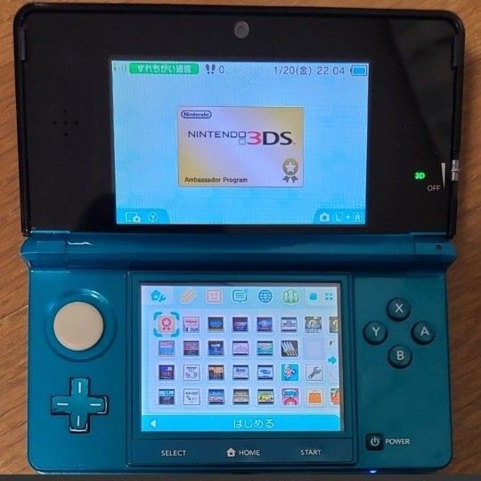 美品◎希少 ニンテンドー 3DS 本体 ブラック 任天堂 アンバサダー