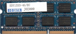 IO-DATA SDY1333-4G/EC DDR3-10600 SO-DIMM ノートパソコン用メモリ