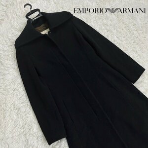 【即日発送】エンポリオアルマーニ　ロングコート　黒　Mサイズ　高級　EMPORIO ARMANI 　