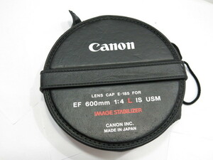【 中古品 】Canon E-185 600ｍｍ F4 L IS USM 用 レンズキャップ キャノン [管ET6]