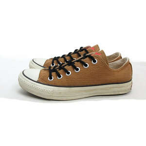 k■【24cm】コンバース/CONVERSE オールスター ALL STAR キャンバススニーカーLOW/茶/LADIES■26【中古】