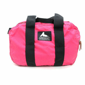 Y ■ USA MADE ■ GREGORY/GREGORY DUFFEL BOSTON BAG/SAG ■ PINK/UNISEX/100 [Используется]