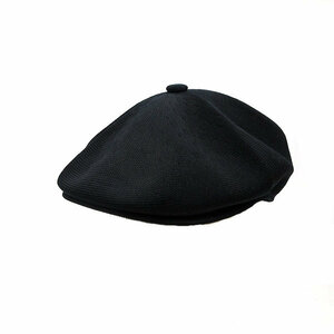 k# Kangol /KANGOL K3192SM SMU TROPIC GALAXY hunting cap / hat [M] black /LADIES direction #6[ used ]