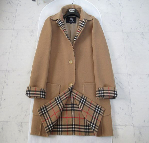直販最安値 極美品Lサイズ BURBERRY カシミヤ チェスターコート ダブル ...