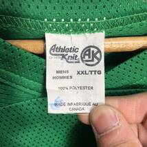 ■ CANADA製 Athletic Knit ” TITANS ” メッシュ地 ホッケー シャツ 古着 サイズXXL グリーン アメカジ スポーツ ■_画像10
