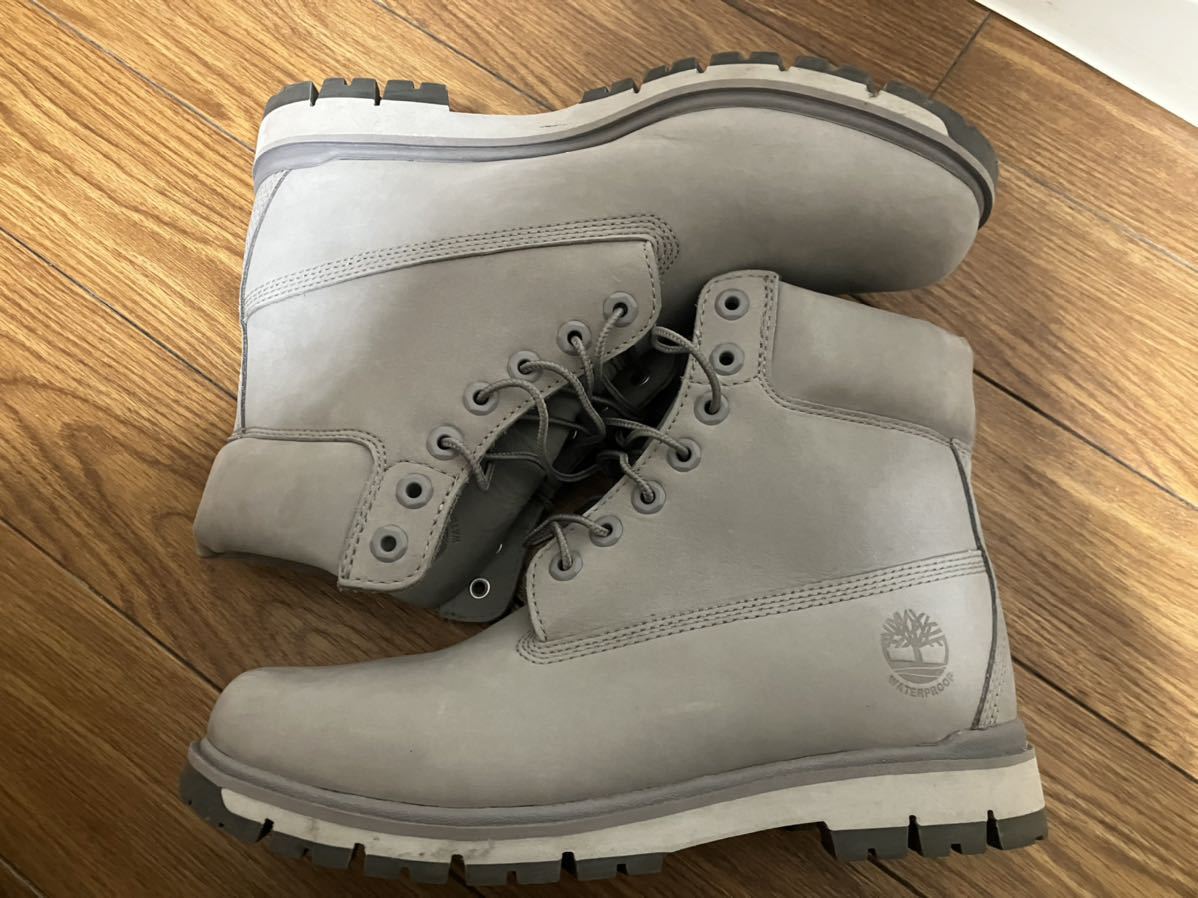 極美品着用1回Timberland】26.5cmティンバーランド grey 憧れ 49.0